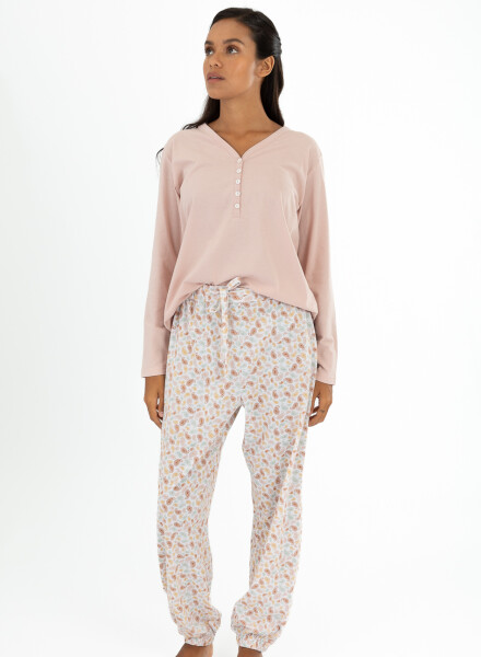 Pijama paisley Rosa antique