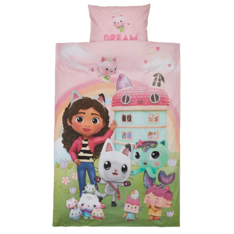 Juego funda nórdica GABBY 155x220 rosa Rosa