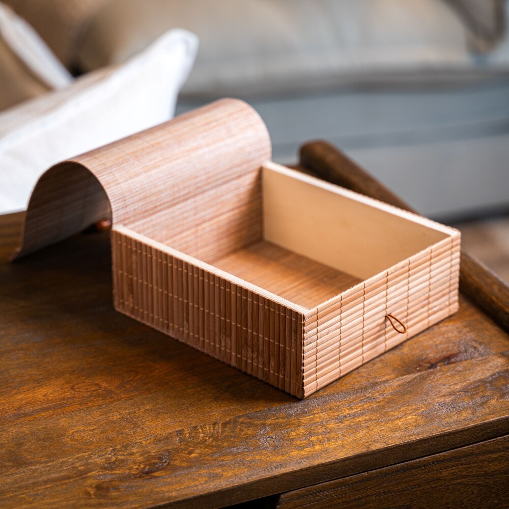 Set 3 cajas bambú Set 3 cajas bambú