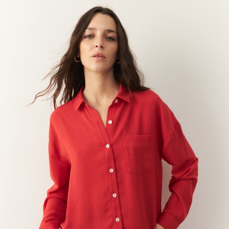 CAMISA AQUA Rojo