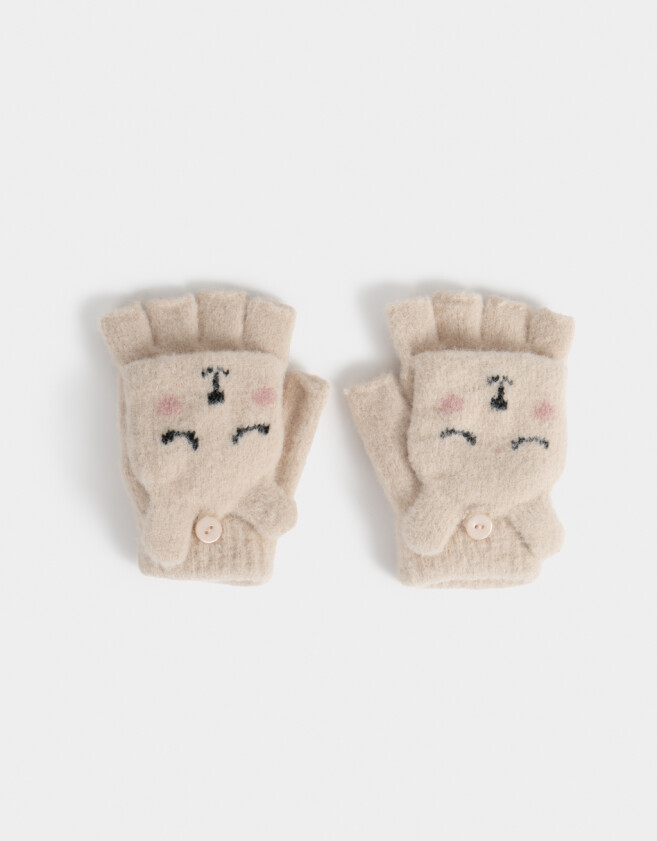 Guantes Infantiles Guantes Infantiles Animalito - Rosa Claro