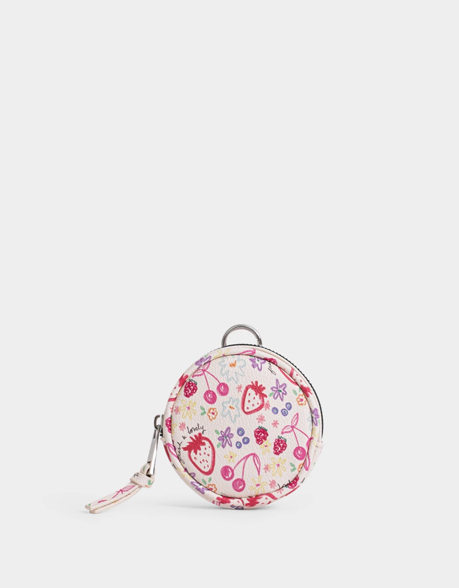 Monedero Cuerina Frutas 