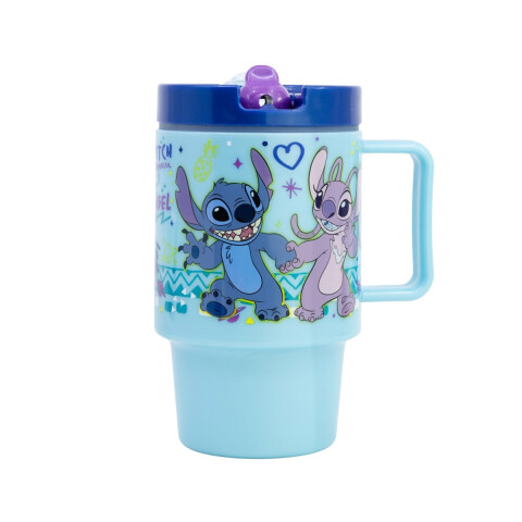 Vaso plástico con pico Cool infantil de plástico Stitch 530 ml U