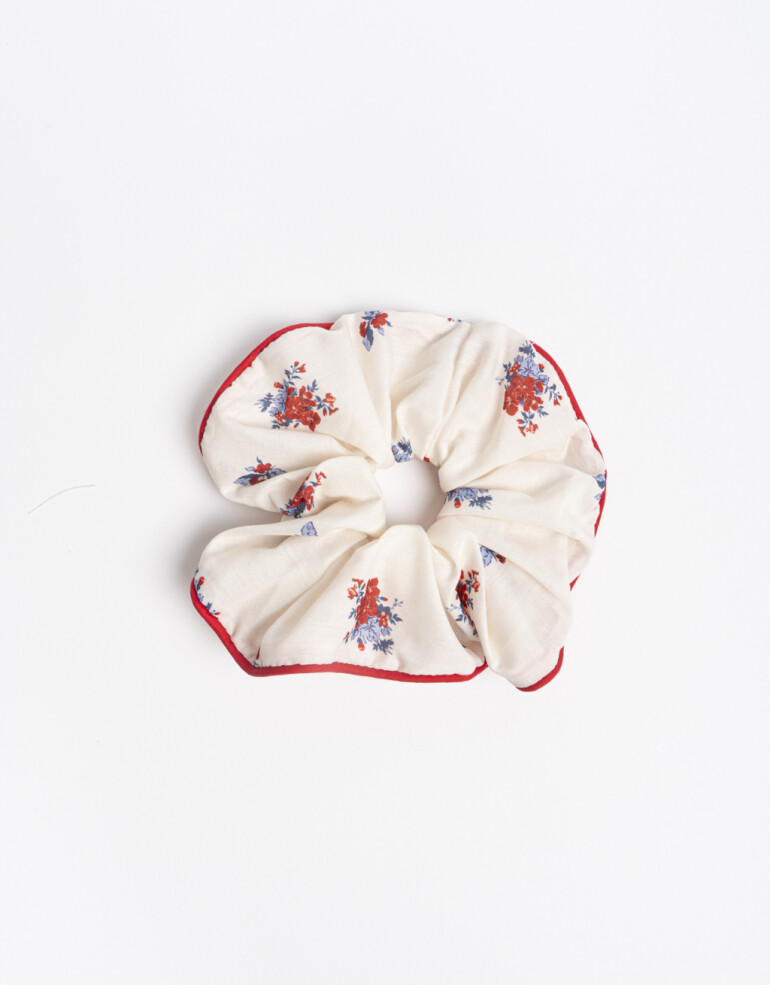 Skunzies Flores Scrunchie Flores - Estampado Flores