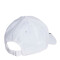 Gorro Unisex Cotton Twill Baseball Blanco - Negro