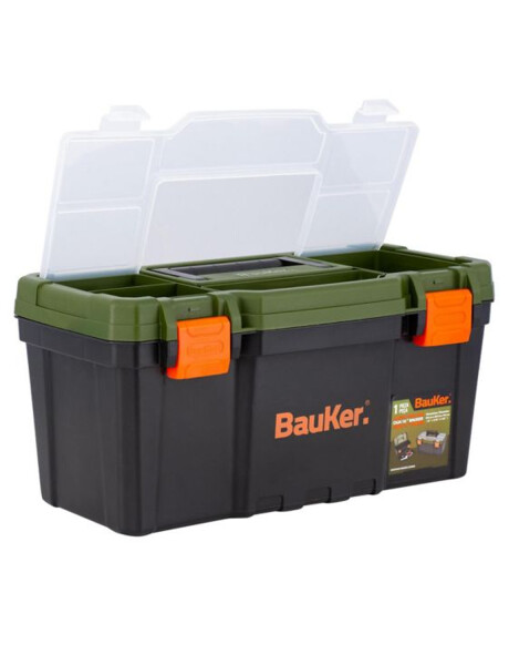 Caja de herramientas plástica Bauker 16" Caja de herramientas plástica Bauker 16"