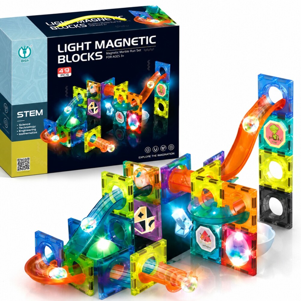 Bloques magneticos Luminosos 49pz Bloques magneticos Luminosos 49pz
