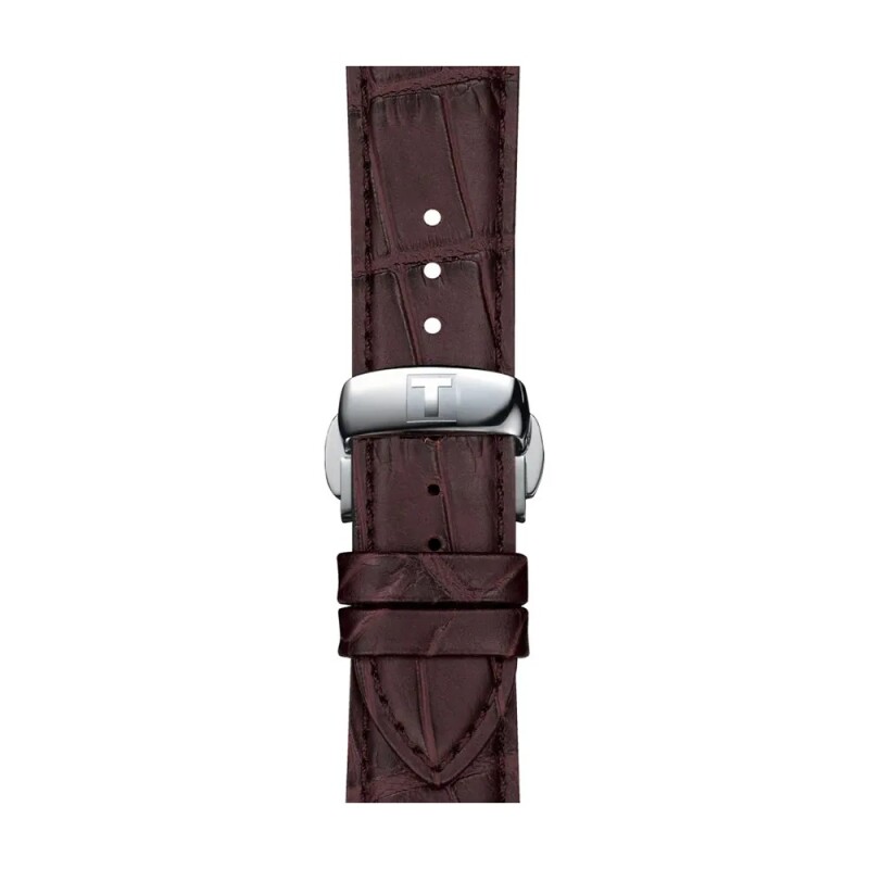 Reloj Tissot Gentleman para hombre en cuero T1274101603101 Reloj Tissot Gentleman Para Hombre En Cuero T1274101603101