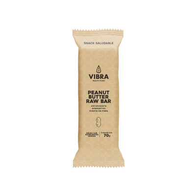 Barrita Raw Peanut Butter Vibra 70g Barrita Raw Vibra Peanut Butte