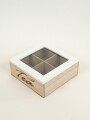 Caja Para Té Tea, 4 Separadores Color Unico