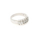 Anillo En Oro 18 K Blanco Con Brillantes Navettes Anillo En Oro 18 K Blanco Con Brillantes Navettes