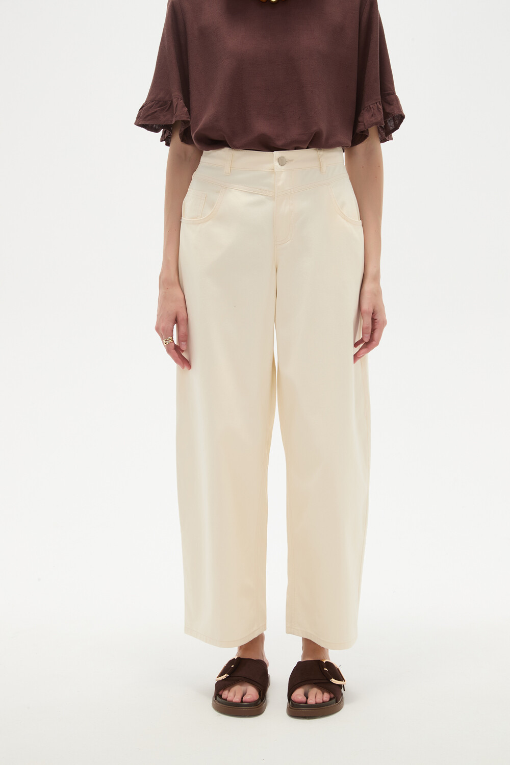 Pantalon Grava Crudo / Natural