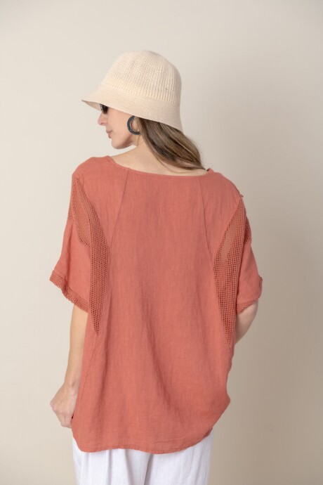 BLUSA OFELIA Terracota