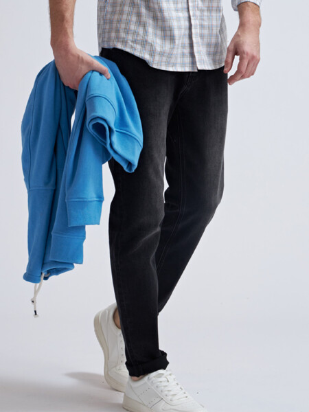 Pantalón de jean slim Gris