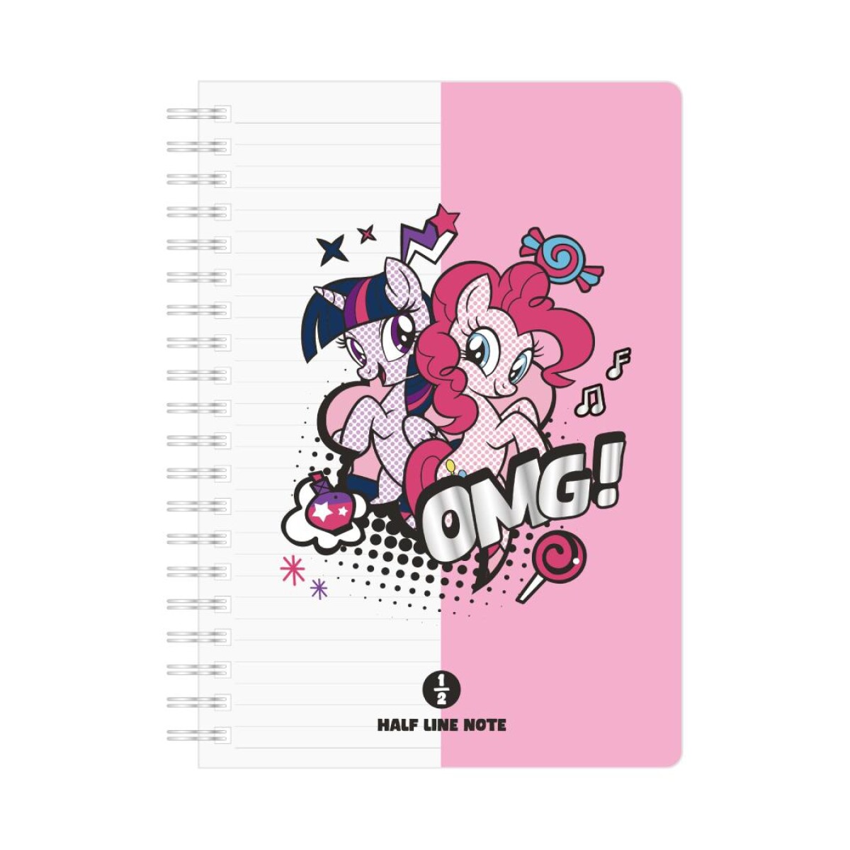 Cuaderno B5 pequeño pony 