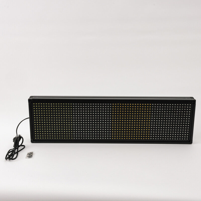 Cartel luminoso digital personalizable LED multicolor 4 colores 68 x 20cm Cartel luminoso digital personalizable LED multicolor 4 colores 68 x 20cm