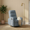 Poltrona Reclinable Giratoria Mecedora - Rocking Azul
