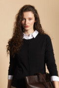 CARDIGAN ALBA Negro