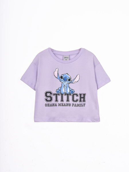 REMERA URBAN STITCH LILA