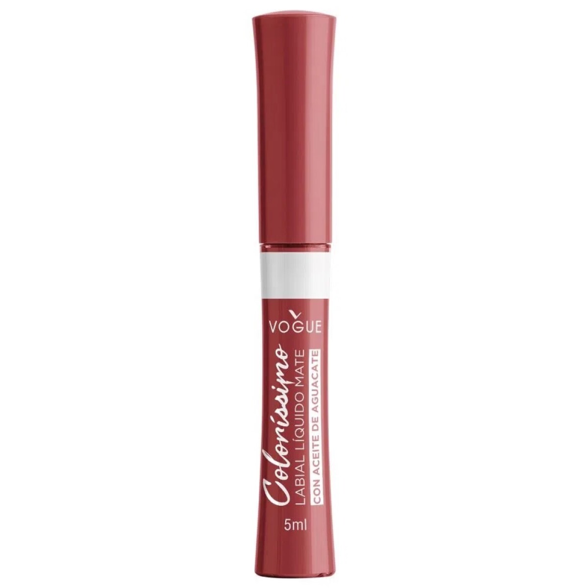 Labial Líquido Vogue Colorissimo Tono 2 Mora 5ml. 