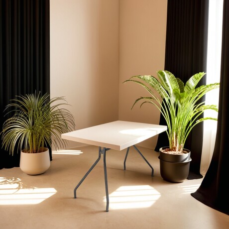 Mesa Kapa Tramontina Blanco · Patas de Aluminio