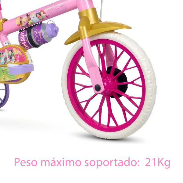 Bicicleta Princesa Disney Rodado 12" Nathor 51015 BICICLETA PRINCESAS RODADO 12 51015