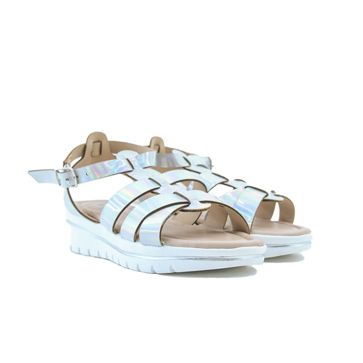 Sandalias Chill Sunday de Niños - CS JUANA - Plateado 
