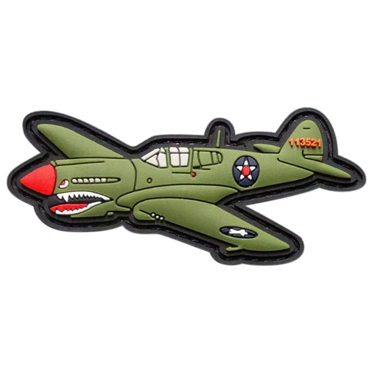 Parche en goma avión de caza Curtiss P-40 