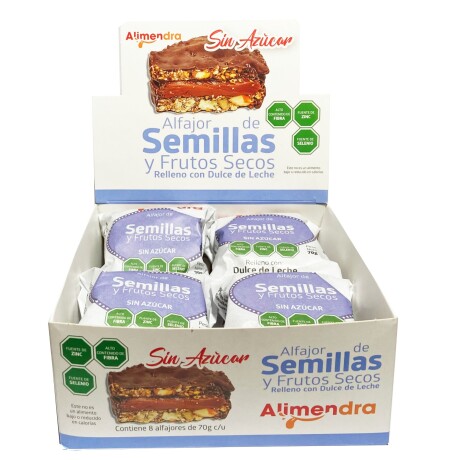 Caja X8 Alfajor Alimendra sin Azucar 001