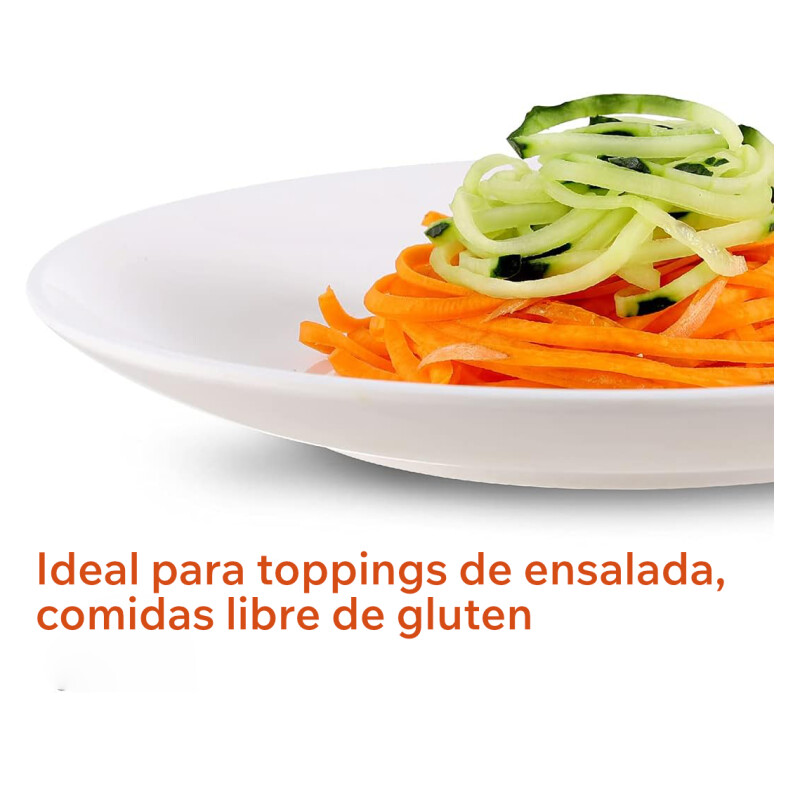 Cortador de vegetales en tiras Negro