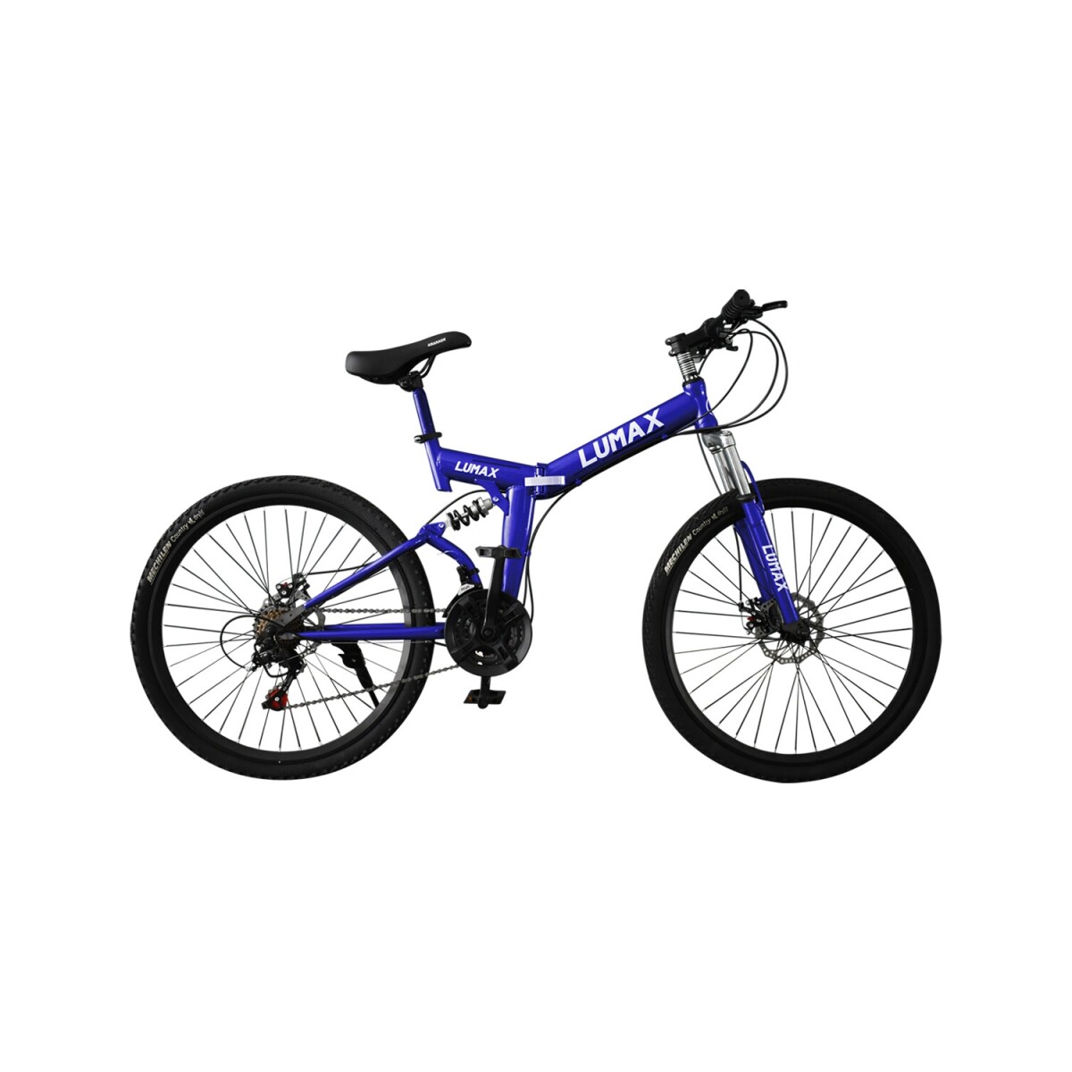 Bicicleta de montaña plegable rodado 26 Lumax - Azul 