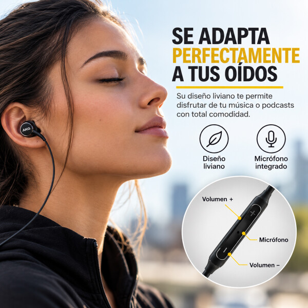 Auriculares Estéreo In-ear 3.5 Mm AURICULARES SAMSUNG AKG 3.5MM NEGRO