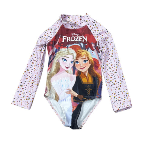 Malla Infantil Entera con Mangas Frozen Talle 4/8 U