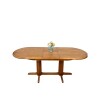 Juego de comedor oval extensible con 6 sillas metro Juego de comedor oval extensible con 6 sillas metro