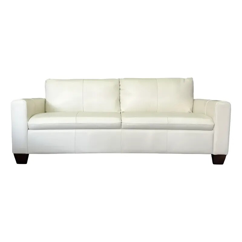 SOFA 100% CUERO - MODELO BLANC - 3 CUERPOS - BLANCO OPACO - MERCADERIA CON DETALLES - SOFA 100% CUERO - MODELO BLANC - 3 CUERPOS - BLANCO OPACO - MERCADERIA CON DETALLES -