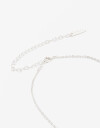 Collares Cortos Strass Collar Corto De Corazones Con Cubic Zirconia - Plateado