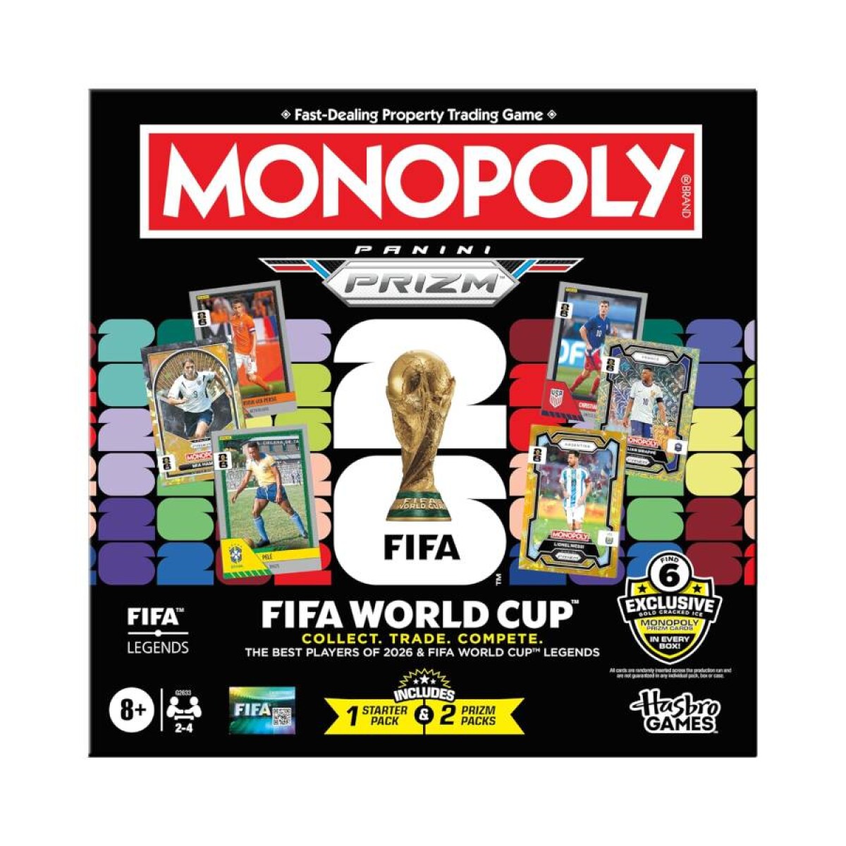 PREVENTA - Monopoly Panini Prizm Copa Mundial de la FIFA 2026 
