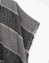 Kimonos Kimono Rayado Con Desflecado - Combinacion Multicolor