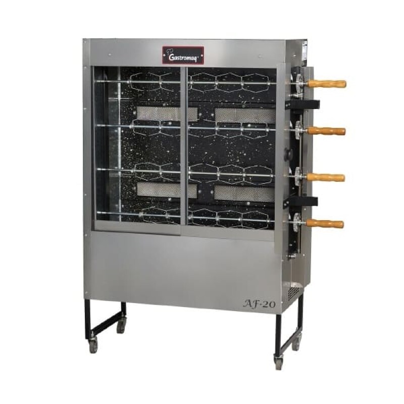 Spiedo a gas para 20 pollos Gatromaq Spiedo a gas para 20 pollos Gatromaq