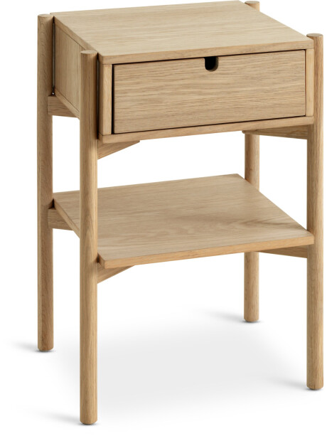 Mesa de luz DALBY 1 cajón 1 estante roble Mesa de luz DALBY 1 cajón 1 estante roble