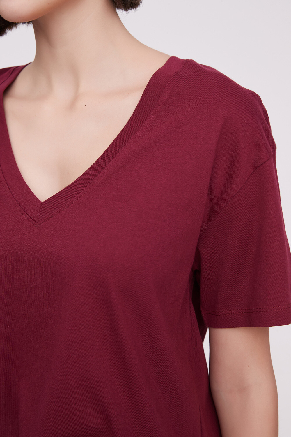 Remera Matteis Bordeaux Oscuro