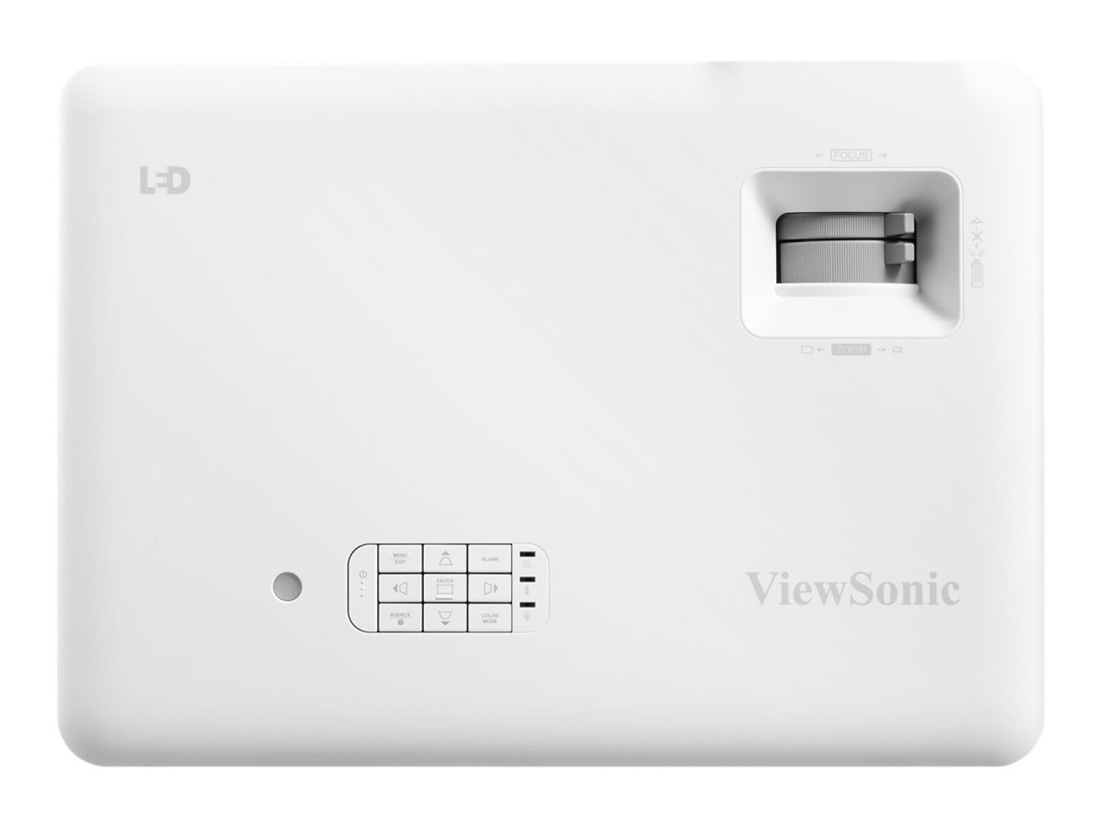 ViewSonic LED Projector LS610WH - Proyector DLP - LED - 4000 ANSI lumens - WXGA (1280 x 800) - 16:10 - 720p - objetivo zoom 