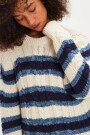 FRANKIE CABLE STRIPED PUL Marfil