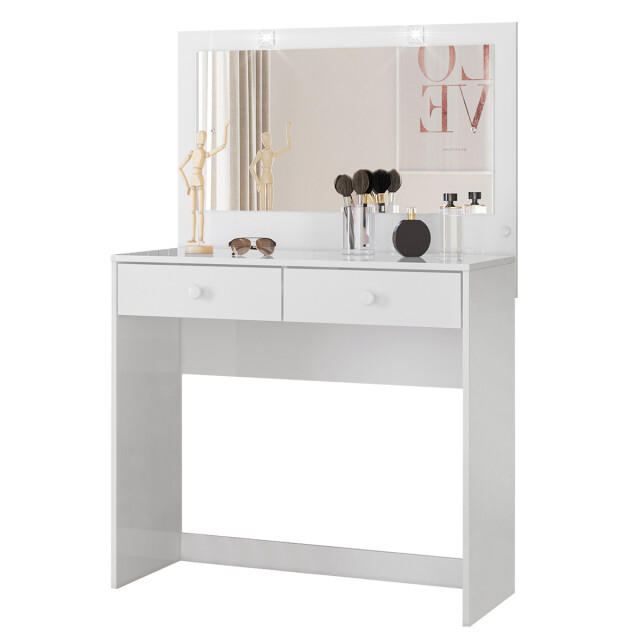 TOCADOR 2 CAJONES CON ESPEJO Y LUZ TOCADOR 2 CAJONES CON ESPEJO Y LUZ