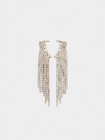Pendientes Ear Jacket Cascada plateado