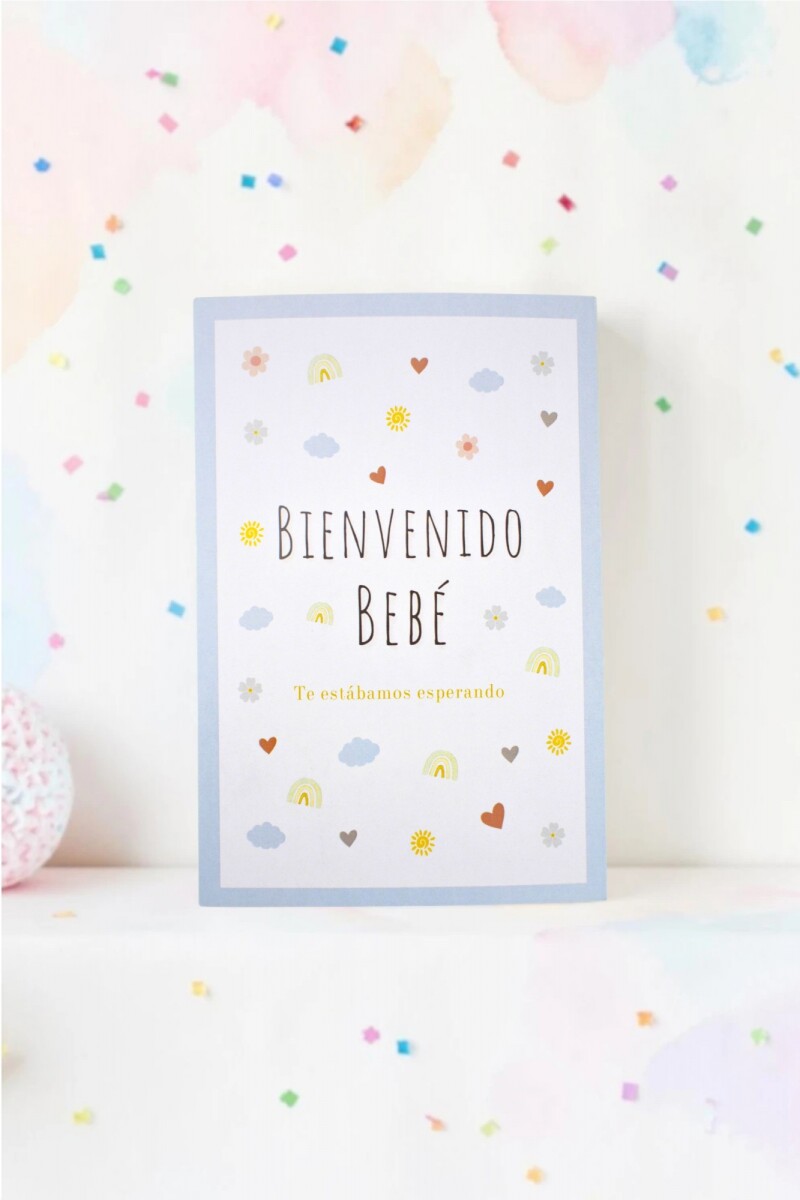 Tarjeta 10x15 baby shower - DISEÑO 8 