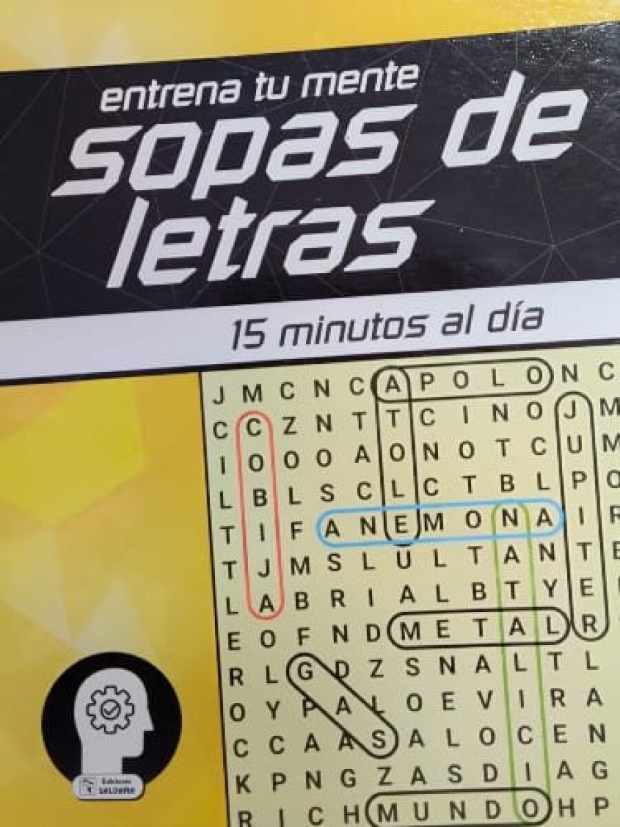 SOPAS DE LETRAS - 15 MINUTOS AL DIA 