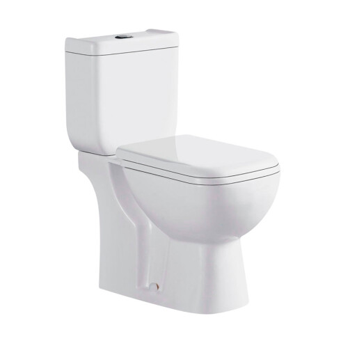 Mochila doble descarga para inodoro horizontal Blanco Brillo De Porcelana BLANCO