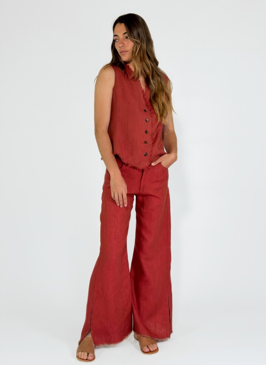 PANTALON NIZA - TERRACOTA 