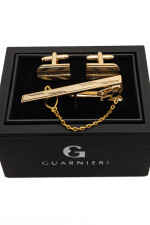 Gemelos con Sujetacorbata DORADO